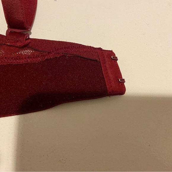 PINK | Victoria’s Secret Wear Everywhere T-Shirt Lightly Lined Red Bra | 36C - Picture 10 of 12